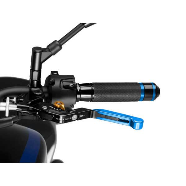 Puig Extendable Folding V3 Clutch (Blue Extender With Blue Selector) Gold